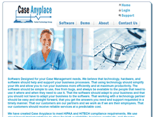 Tablet Screenshot of caseanyplace.com